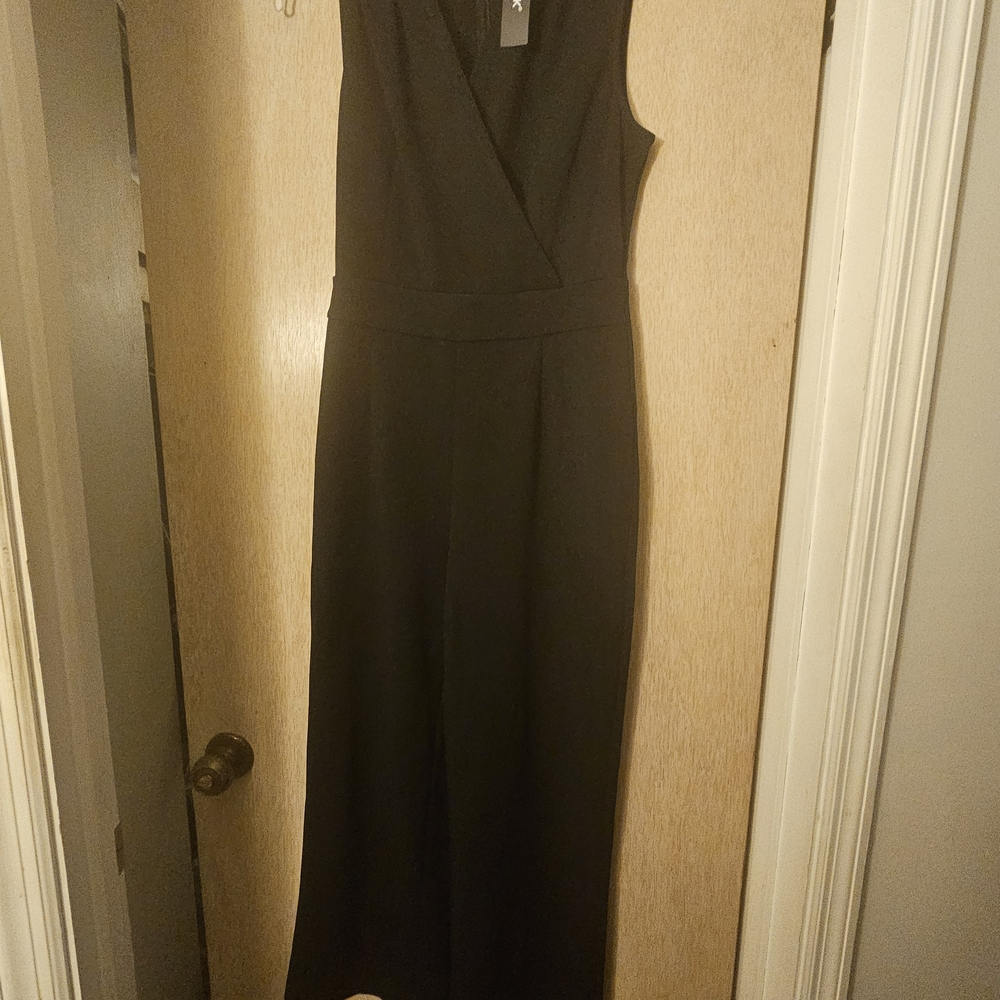 Elegant Black Sleeveless Jumpsuit